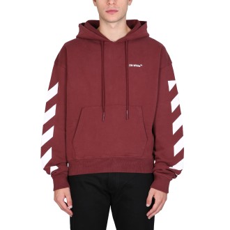 off-white sweatshirt with logo print