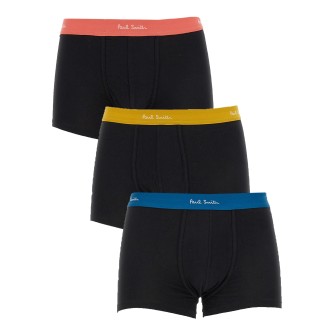 paul smith pack of three boxer shorts with logo