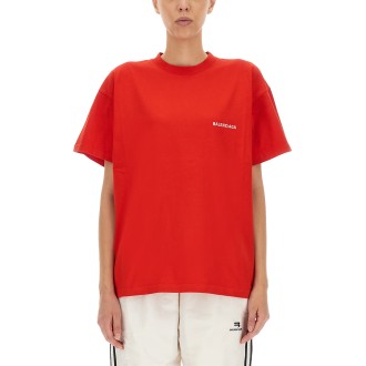 balenciaga balenciaga medium fit t-shirt