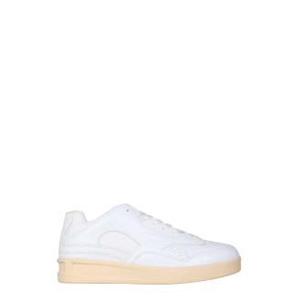 jil sander low leather sneakers