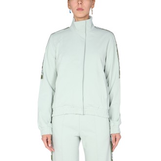 off-white sweatshirt with logo bands