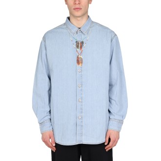 marcelo burlon county of milan feathers jacket