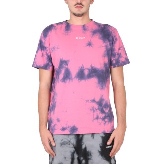 off-white logo print t-shirt
