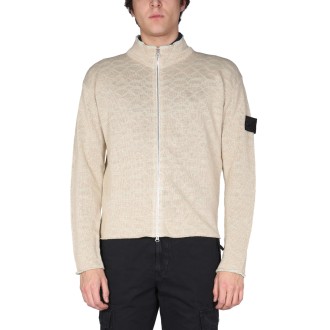 stone island shadow project knit jacket