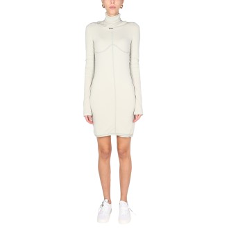 off-white high neck dress