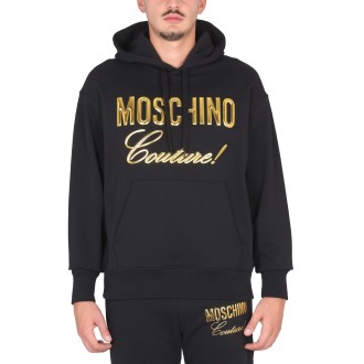 moschino sweatshirt with logo