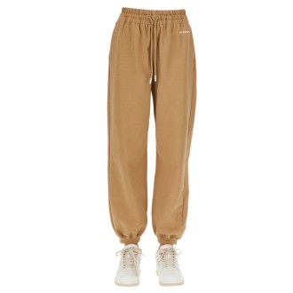 off-white jogging pants with logo