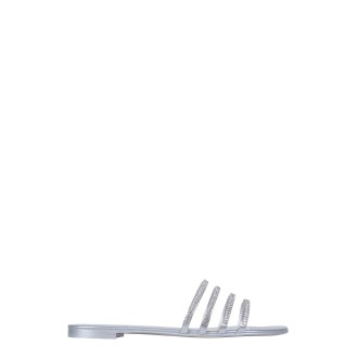 giuseppe zanotti flat crystal sandals