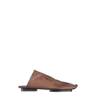 uma wang square toe mules