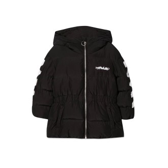 off-white piumino con zip diag