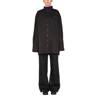 raf simons oversize fit shirt
