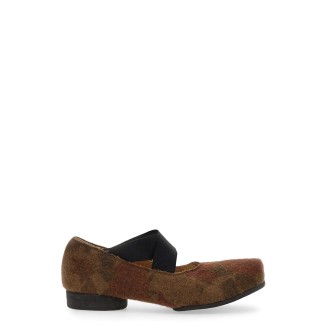 uma wang leather ballerina