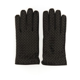bottega veneta leather gloves