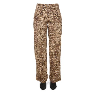 etro animalier cargo pants