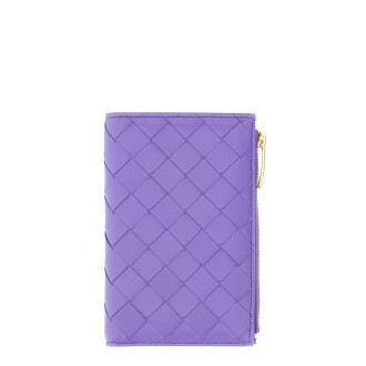 bottega veneta bi-fold wallet with medium zipper