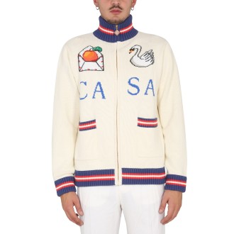 casablanca jacket with zip