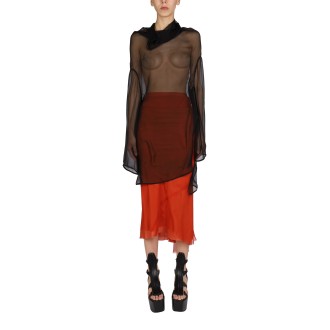 rick owens silk top