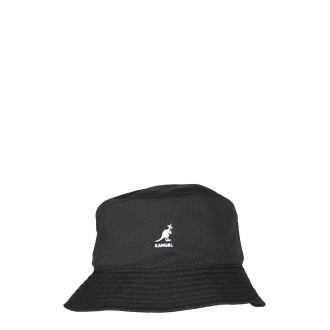 kangol logo patch bucket hat 