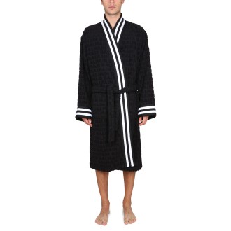 balmain bathrobe with contrasting border