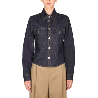 bottega veneta slim fit shirt