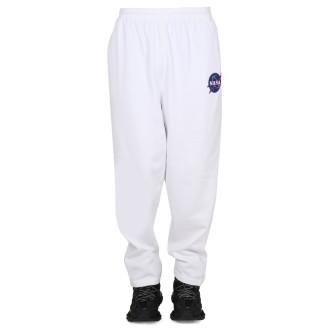 balenciaga pantalone jogger con patch 