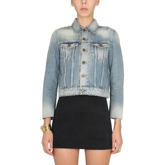 saint laurent giacca in denim