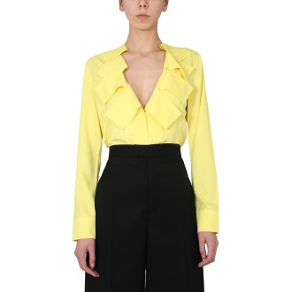 bottega veneta matt stretch viscose shirt