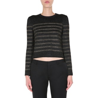 saint laurent crew neck sweater