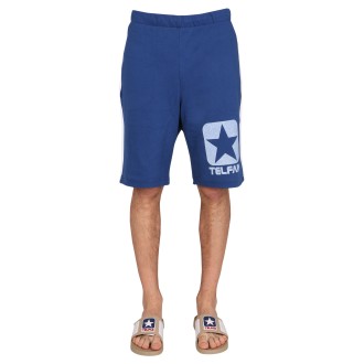 telfar x converse cotton sweat shorts bermuda