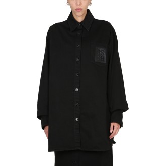 raf simons oversize shirt