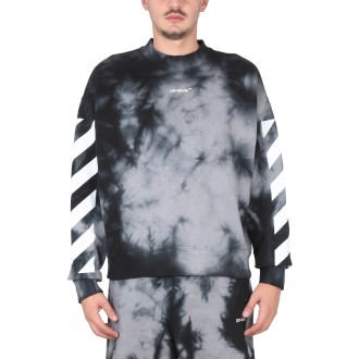 off-white sweatshirt with logo print