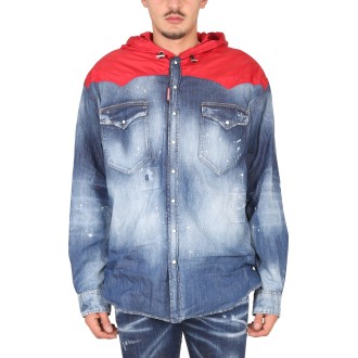 dsquared denim overshirt jacket