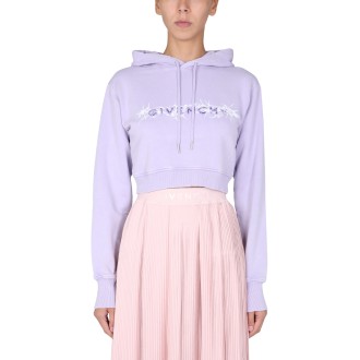 givenchy cropped sweatshirt