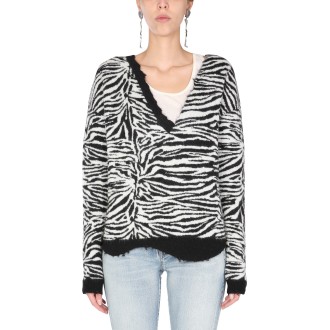 saint laurent v-neck sweater