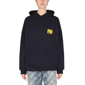 balenciaga reversible sweatshirt with print