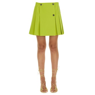 bottega veneta pleated skirt