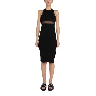 stella mccartney dress with tulle detail