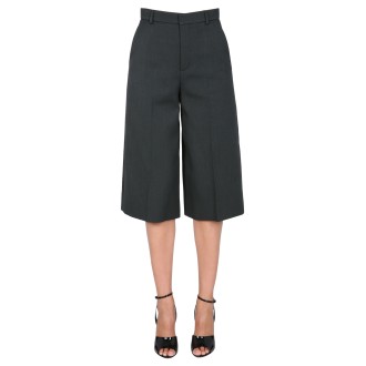 saint laurent tall waist bermuda