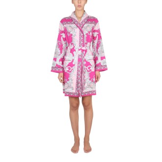 versace baroque pattern robe