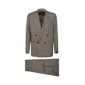 Lardini - Beige Wool Suits