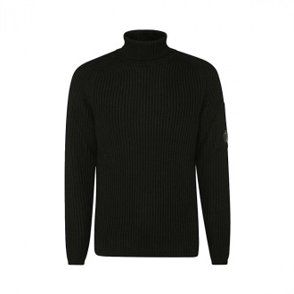 Cp Company - Black Wool Knitwear