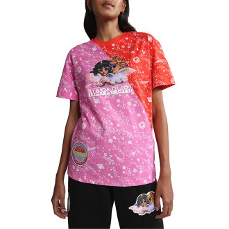 S-FIORUCCI AOP W PINK STARS FK6