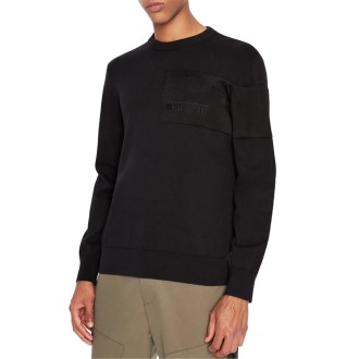 Armani Exchange Maglieria Girocollo Uomo Black
