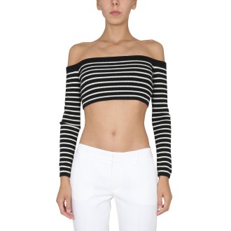 saint laurent striped tops.