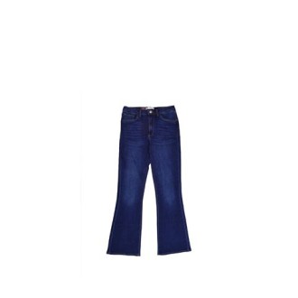 JEANS A ZAMPA IN COTONE