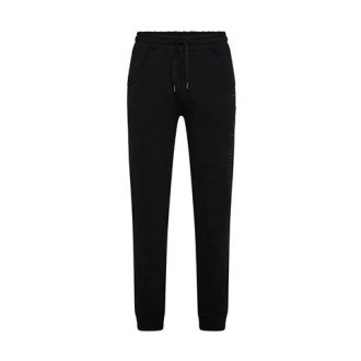 Pantalone di PEUTEREY, da uomo, colore nero. Modello jogger, realizzato in cotone stretch. Caratterizzato da dettaglio logo laterale e tasche laterali. Coulisse regolabile in vita. Vestibilità regolare. 