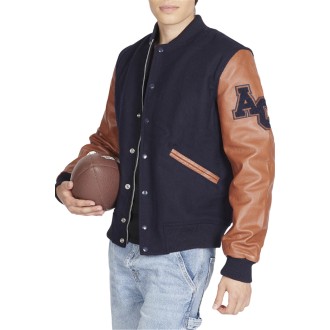 American College Giacche College Uomo Navy Camel
