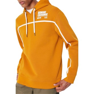 Armani Exchange Felpe Con Cappuccio Uomo Buckthorn Brown