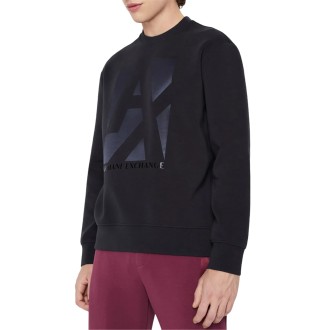 Armani Exchange Felpe Con Cappuccio Uomo Navy
