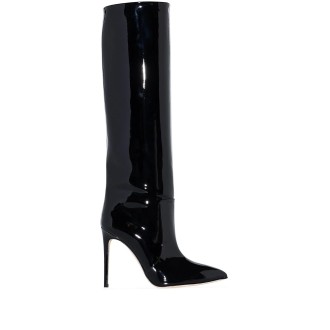 PARIS TEXAS Stivale Stiletto 105 In Pelle Verniciata Nera